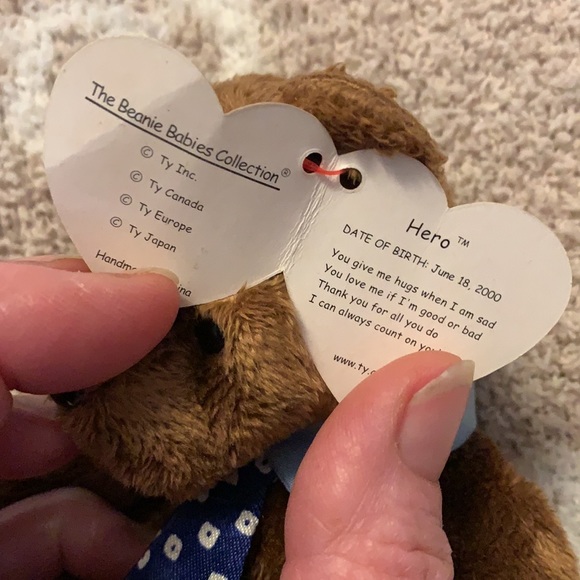 Beanie baby’s! 2 Hero bears for sale both vintage 2000. - Picture 5 of 6